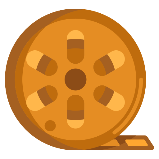 Film reel Flaticons Flat icon