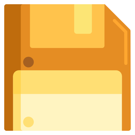 floppy disk Flaticons Flat icona