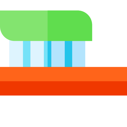 tandenborstel Basic Straight Flat icoon