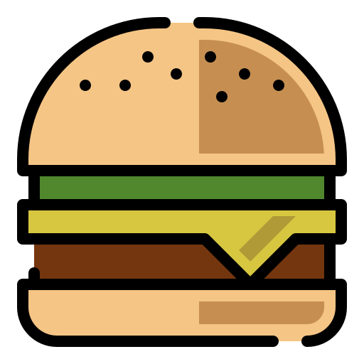 hamburger Generic color lineal-color icon