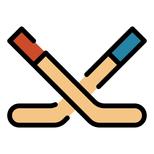 hockey Generic color lineal-color icona