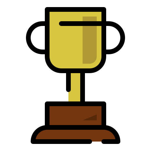 Trophy small Generic color lineal-color icon