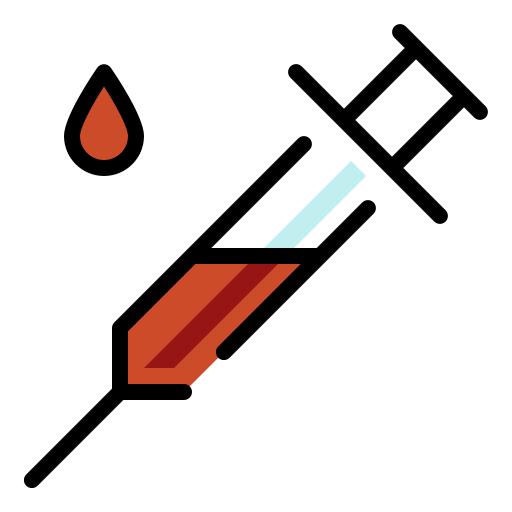 sangre de jeringa Generic color lineal-color icono
