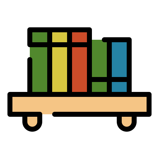 bibliotheek Generic color lineal-color icoon