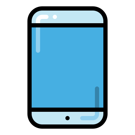 携帯 Generic color lineal-color icon