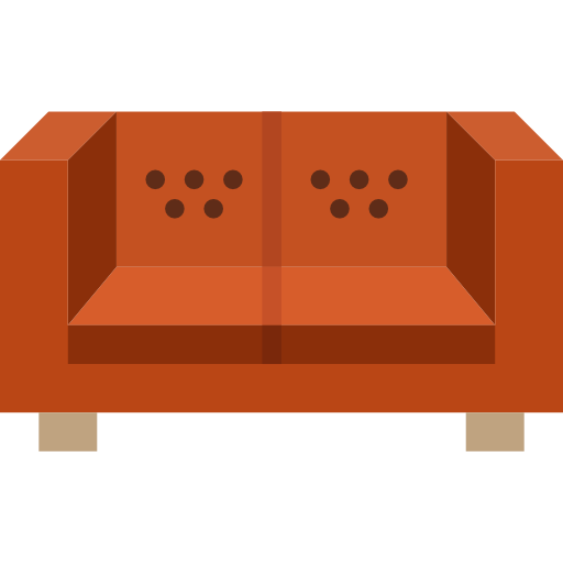 Sofa Basic Miscellany Flat icon