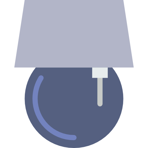 Lamp Basic Miscellany Flat icon