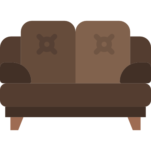 sofa Basic Miscellany Flat ikona