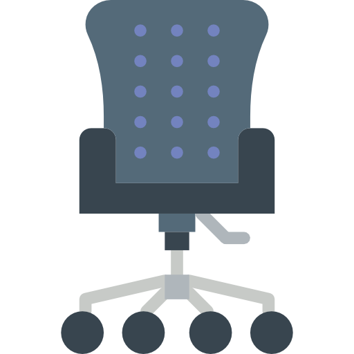 silla de oficina Basic Miscellany Flat icono