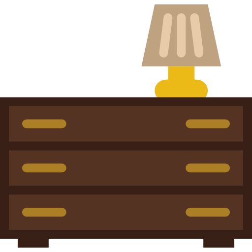 Chest of drawers Basic Miscellany Flat icon