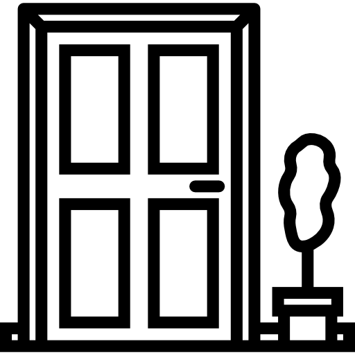 ドア Basic Miscellany Lineal icon