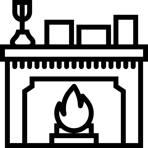 暖炉 Basic Miscellany Lineal icon