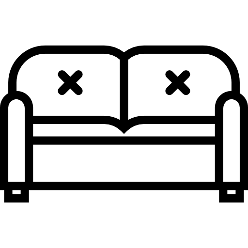 couch Basic Miscellany Lineal icon