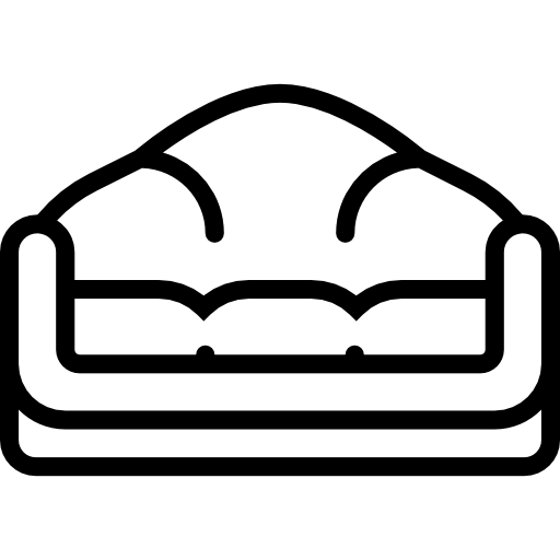sofa Basic Miscellany Lineal ikona