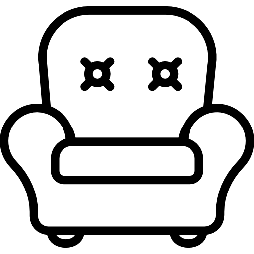 Armchair Basic Miscellany Lineal icon