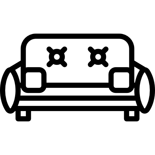 couch Basic Miscellany Lineal icon
