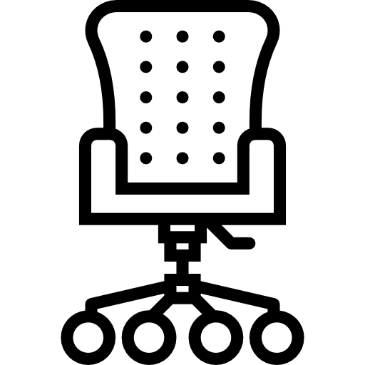 silla de oficina Basic Miscellany Lineal icono