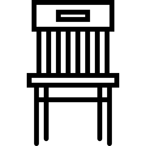 cadeira Basic Miscellany Lineal Ícone