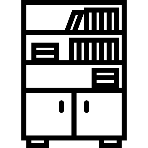 estante para libros Basic Miscellany Lineal icono