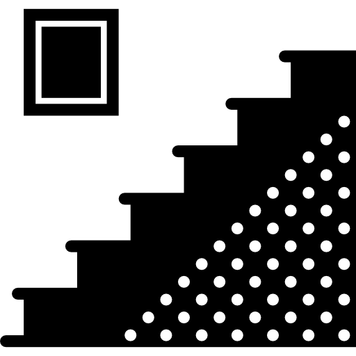 Stairs Basic Miscellany Fill icon
