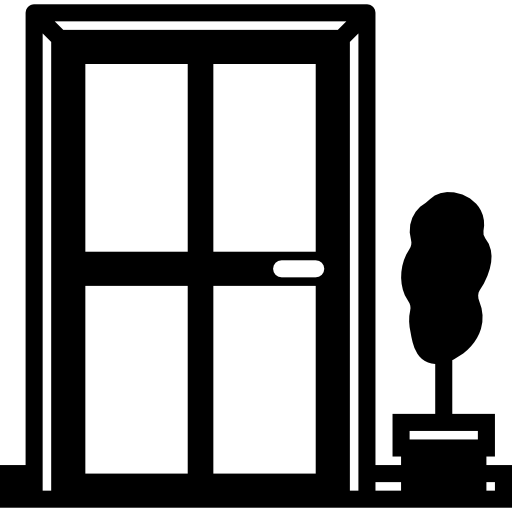 Door Basic Miscellany Fill icon