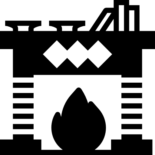 Fireplace Basic Miscellany Fill icon