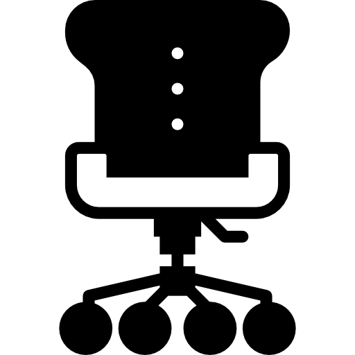 Office chair Basic Miscellany Fill icon