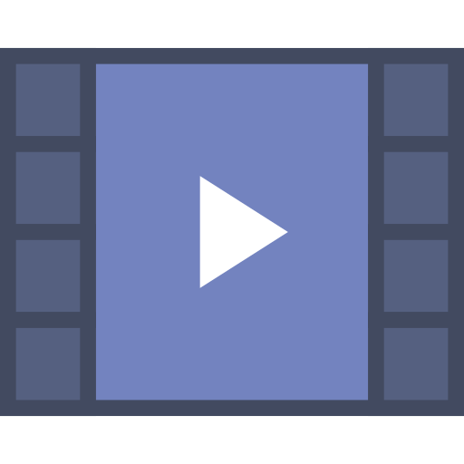 Video player Basic Miscellany Flat icon