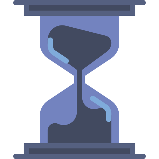 Hourglass Basic Miscellany Flat icon