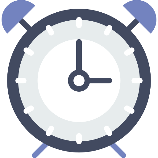 Alarm clock Basic Miscellany Flat icon