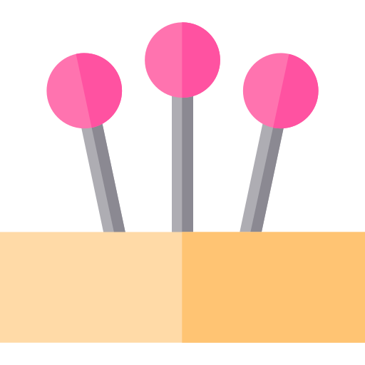 acupuncture Basic Straight Flat Icône