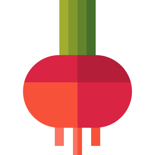 Turnip Basic Straight Flat icon