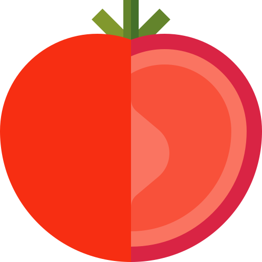 Tomato Basic Straight Flat icon