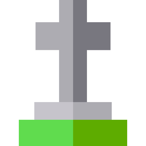 Grave Basic Straight Flat icon