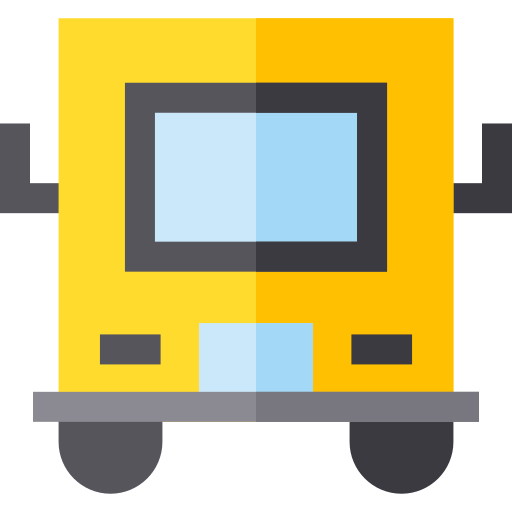 autobus Basic Straight Flat Icône