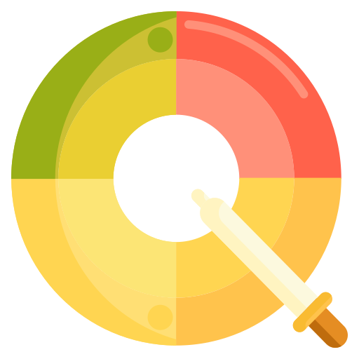 Цветовой круг Flaticons Flat иконка