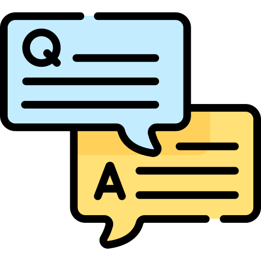 Question answer Special Lineal color icon