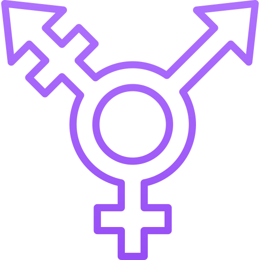 transgênero Generic gradient outline Ícone