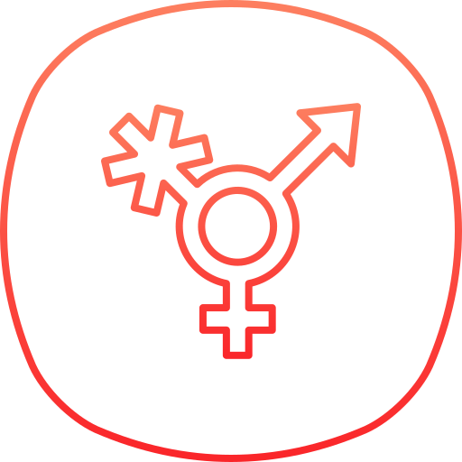 transpłciowy Generic gradient outline ikona
