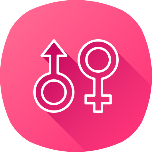 Male and female Generic gradient fill icon