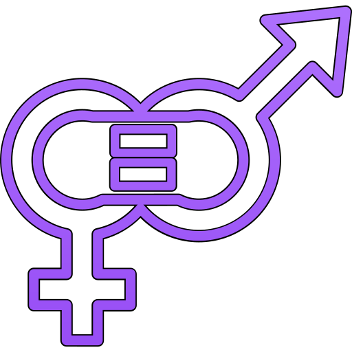 parità dei sessi Generic gradient lineal-color icona