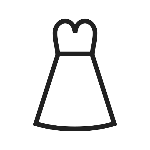 드레스 Generic outline icon