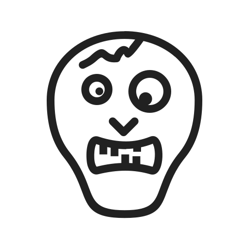 cráneo Generic outline icono