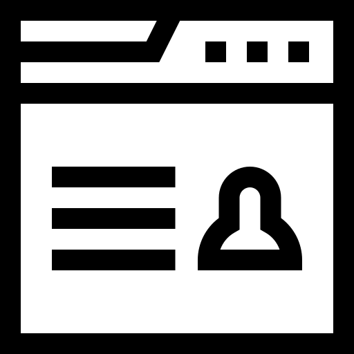 cv Basic Straight Lineal icono