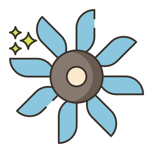 fan Flaticons Lineal Color icona