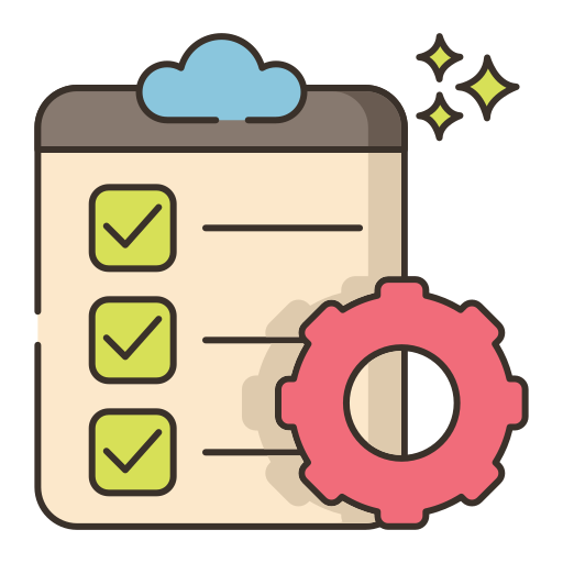 Clipboard Flaticons Lineal Color icon