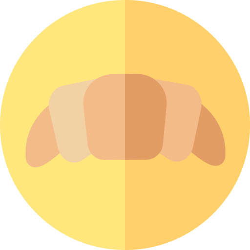 rogalik Basic Rounded Flat ikona