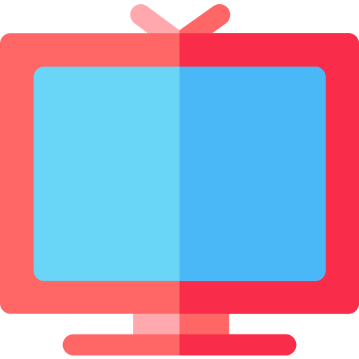 televisor Basic Rounded Flat icono