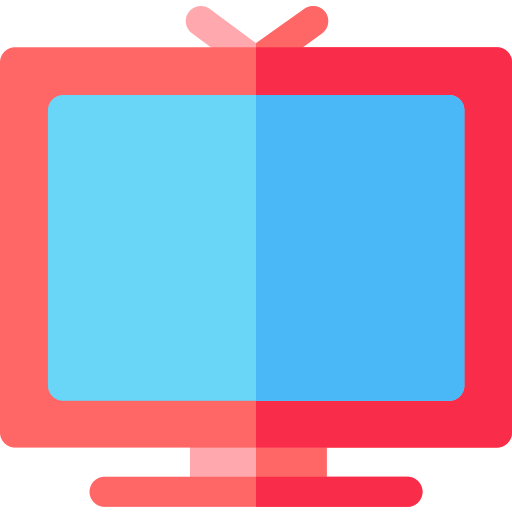 fernseher Basic Rounded Flat icon