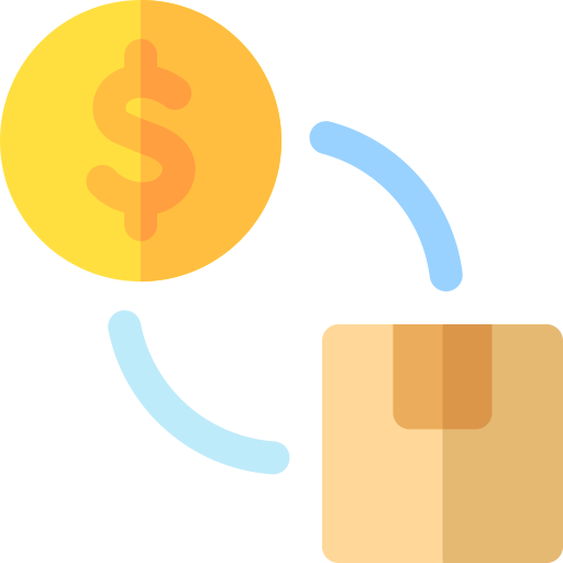 Cash flow Basic Rounded Flat icon